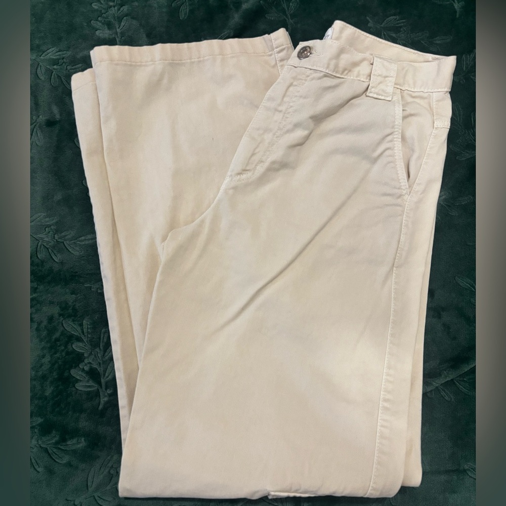 Zara Women's Light Beige Chinos